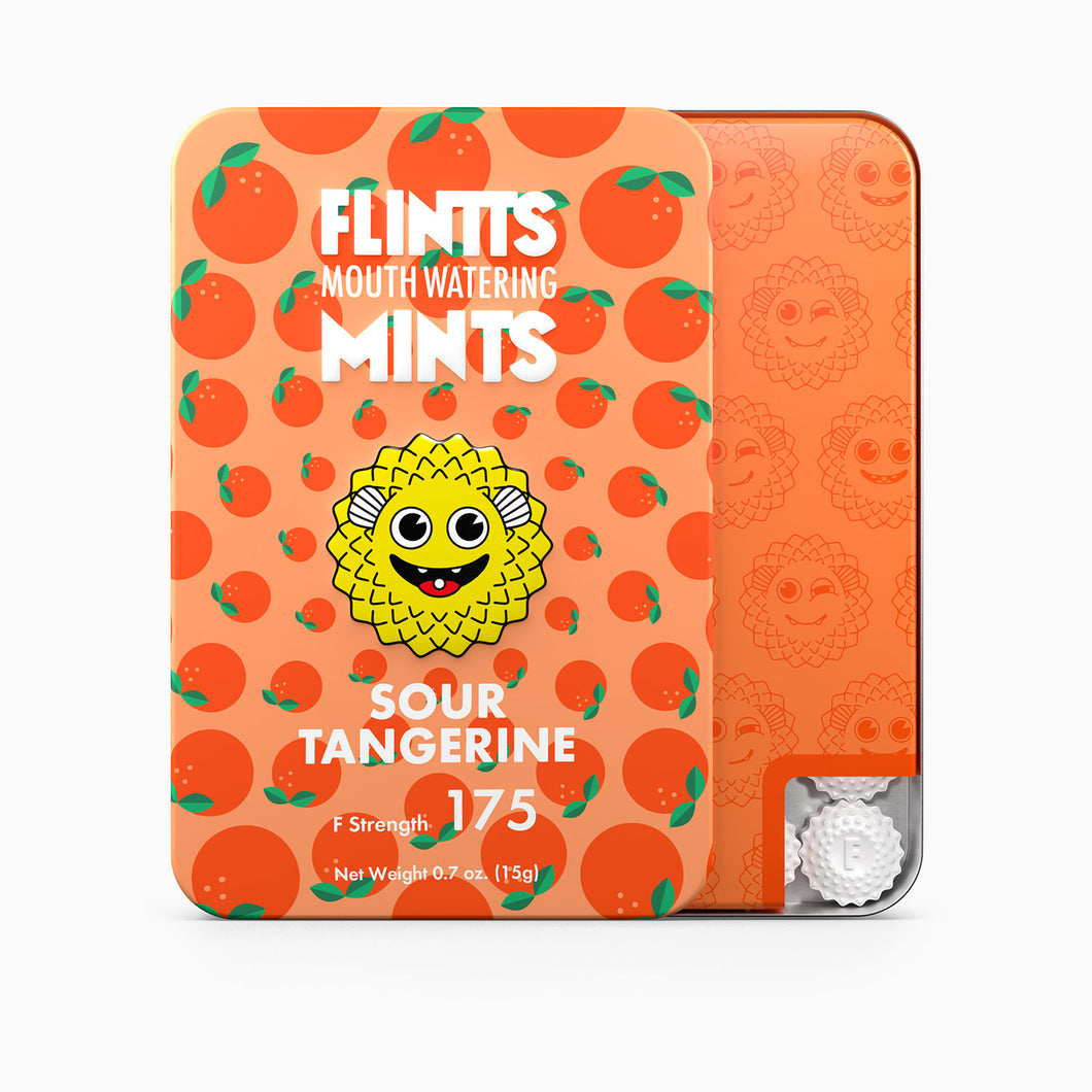 Flintts Mouth Watering Mints Sour Tangerine - F-Strength 175