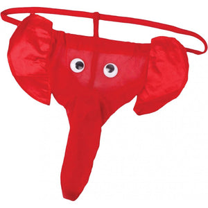 Elephant Thong - Red - One Size