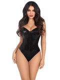 2 Pc Sequin Bodysuit - Small - Black