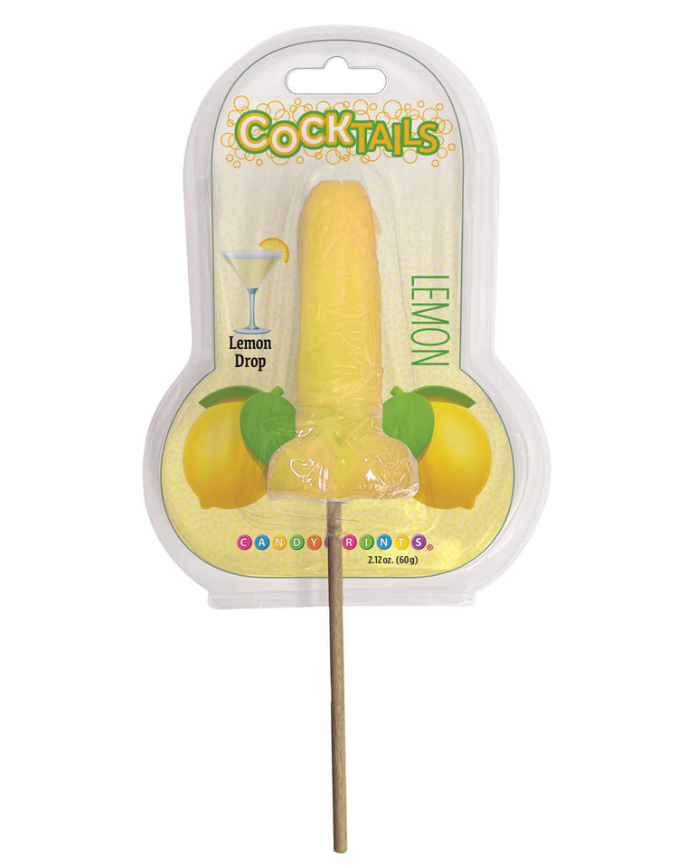 Cocktail Suckers Lemon