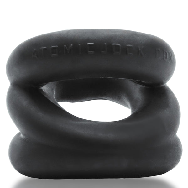 Z-Balls Zig-Zag Cockring Ballstretcher - Black