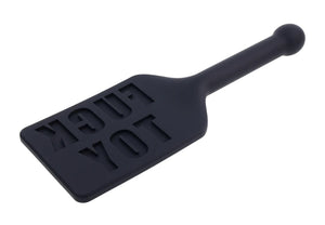 Edge Fuck Toy Silicone Paddle - Black