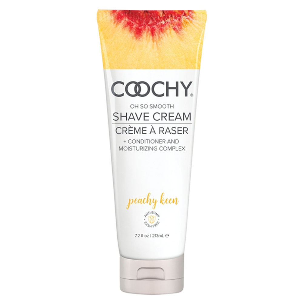 Coochy Oh So Smooth Shave Cream - Peachy Keen 7.2 Fl Oz 213ml