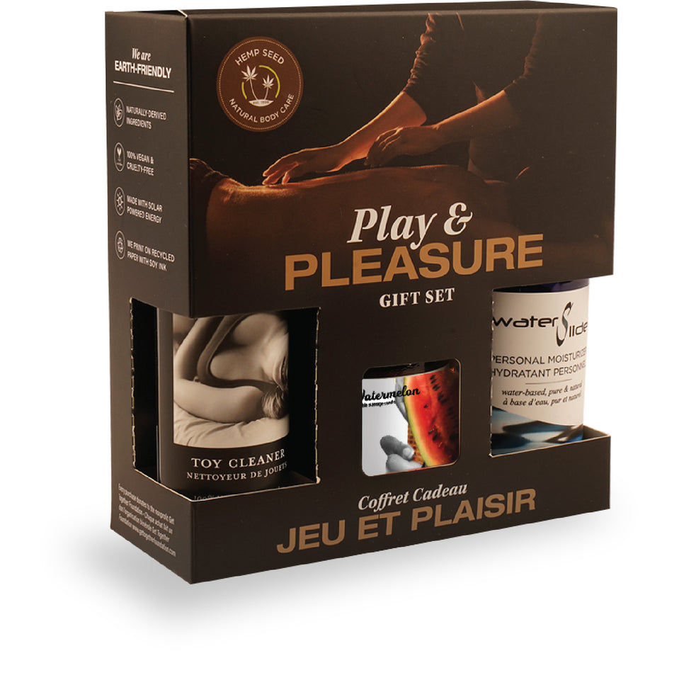 Hemp Seed by Night Play and Pleasure Gift Set - Pleasure Gift Set - Watermelon