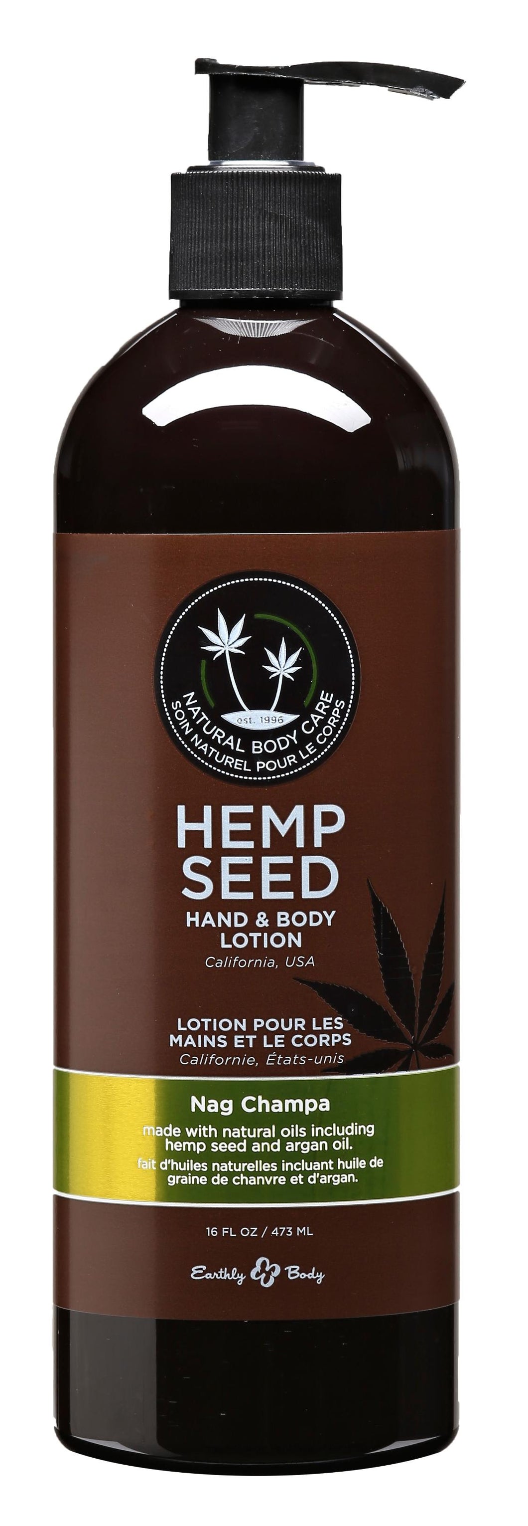 Hemp Seed Hand & Body Lotion - 16 Fl. Oz. - Nag Champa