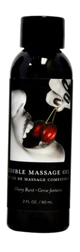 Cherry Edible Massage Oil 2 Oz