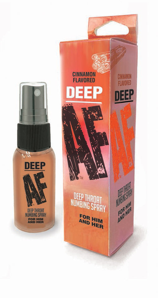 Deep Af Deep Throat Numbing Spray -  Cinnamon - 1 Fl. Oz.