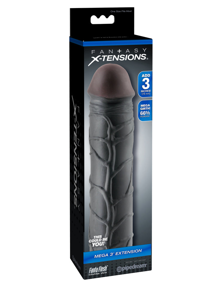 Fantasy X-Tension Mega 3-Inch Extension - Black