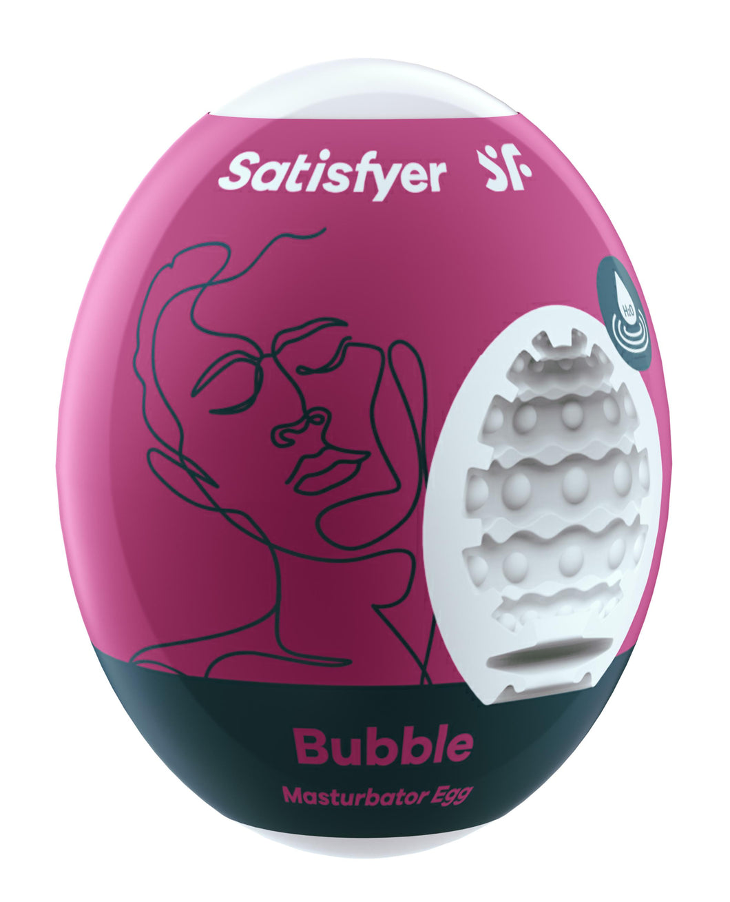 Satisfyer Masturbator Egg - Bubble - Violet