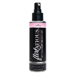 Flirtatious Pheromone Infused Body Mist - Vanilla, Sugar, & Sweet Pea - 4.2 fl.oz - 125 ml