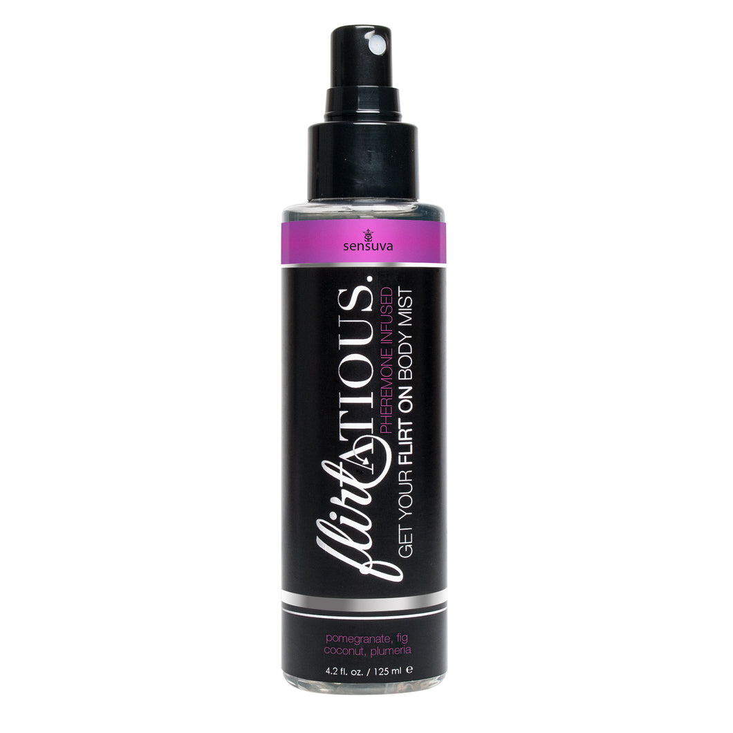 Flirtatious Pheromone Infused Body Mist - Pomegranate, Fig, & Plumeria - 4.2 fl.oz -125ml