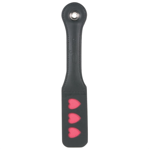 12 Inch Leather Impression Paddle - Heart