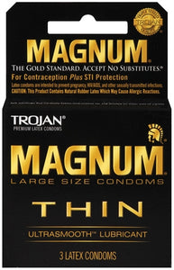 Trojan Magnum Thin - 3 Pack