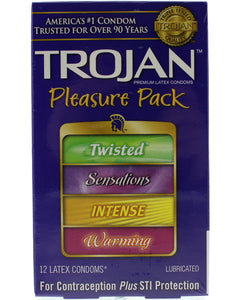 Trojan Pleasure Pack - 12 Pack